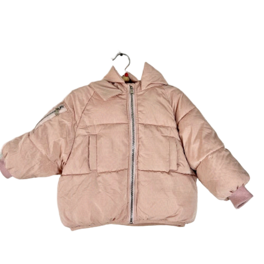Blush Pink Toddler Hooded Puffy Winter Coat 2T 3T